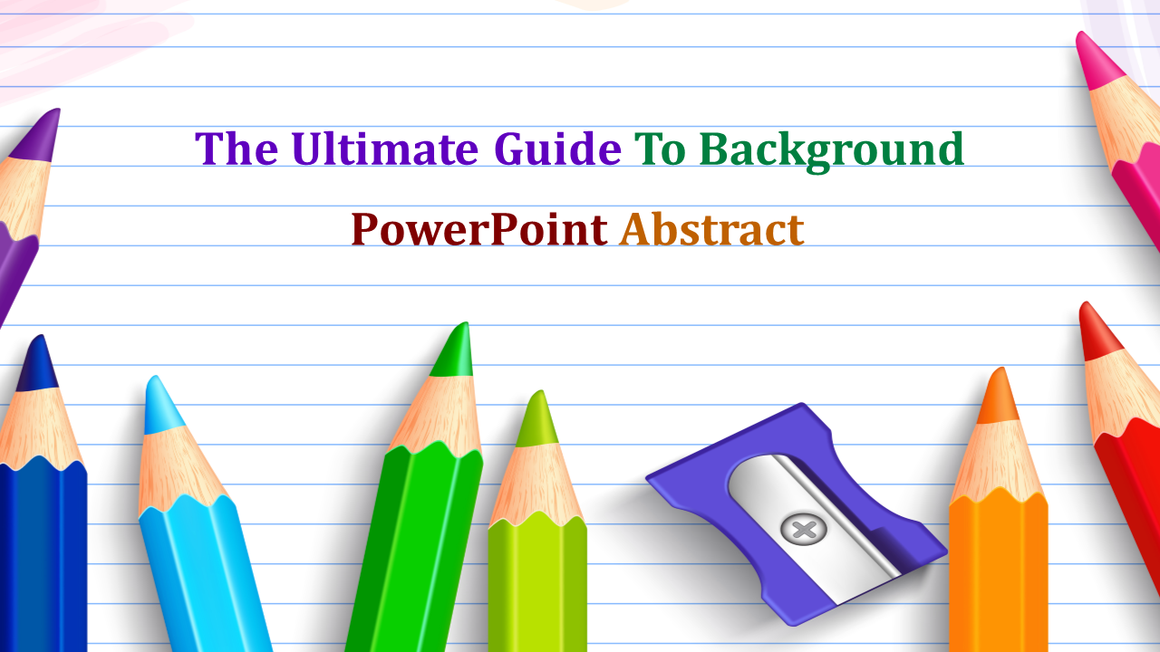 Elegant Background PowerPoint Abstract Slide Template